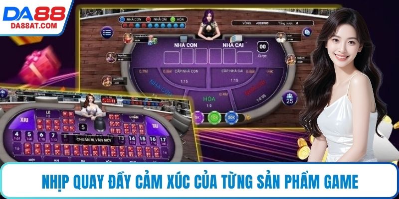 Nhịp quay đầy cảm xúc của từng sản phẩm game