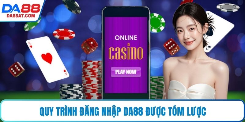 Quy trình đăng nhập DA88 được tóm lược