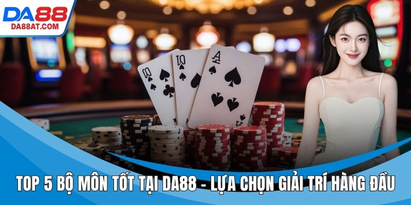 Top 5 Bộ Môn Tốt Tại DA88
